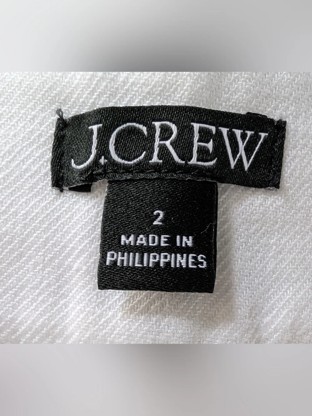 J. Crew Women’s Pintuck Shorts Linen Blend Structured Polished in White Size 2